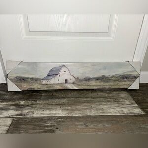 29x6in White Barn Wall Decor Hobby Lobby